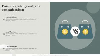 Product Capability And Price Comparison Icon