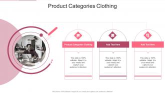 Product Categories Clothing In Powerpoint And Google Slides Cpb