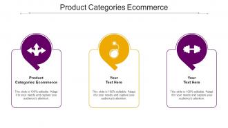 Product Categories Ecommerce Ppt Powerpoint Presentation Professional Layout Ideas Cpb