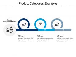 Product categories examples ppt powerpoint presentation layouts infographics cpb