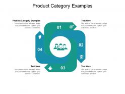 Product category examples ppt powerpoint presentation professional guide cpb