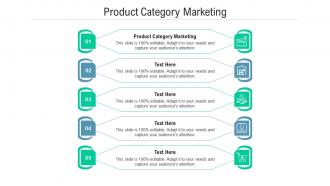 Product category marketing ppt powerpoint presentation outline professional cpb