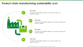 Product Chain Manufacturing Sustainability Icon