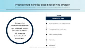 Product Characteristics Based Positioning Strategy Steps For Creating A Successful Product