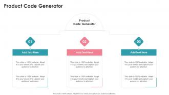 Product Code Generator In Powerpoint And Google Slides Cpb