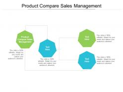 Product compare sales management ppt powerpoint presentation ideas vector cpb