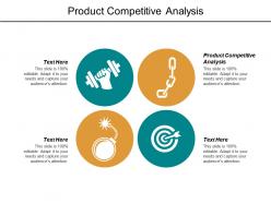 Product competitive analysis ppt powerpoint presentation file aids cpb