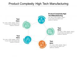 Product complexity high tech manufacturing ppt powerpoint presentation pictures infographic template cpb