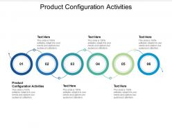 Product configuration activities ppt powerpoint presentation infographics grid cpb
