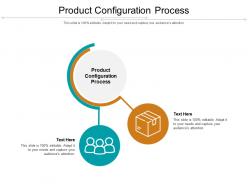 Product configuration process ppt powerpoint presentation infographic template show cpb