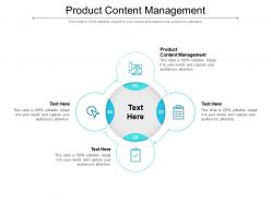 Product content management ppt powerpoint presentation slides cpb