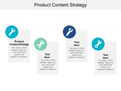 Product content strategy ppt powerpoint presentation gallery template cpb