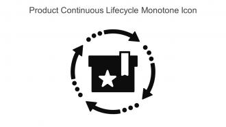 Product Continuous Lifecycle Monotone Icon In Powerpoint Pptx Png And Editable Eps Format