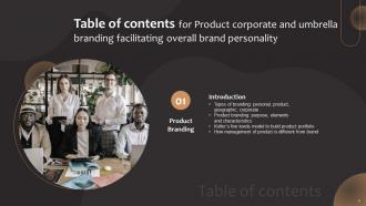 Product Corporate And Umbrella Branding Facilitating Overall Brand Personality Branding CD V Pre designed Image