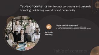 Product Corporate And Umbrella Branding Facilitating Overall Brand Personality Branding CD V Visual Best