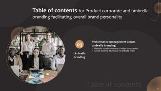 Product Corporate And Umbrella Branding Facilitating Overall Brand Personality Branding CD Analytical Best