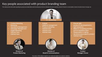 Product Corporate And Umbrella Branding Key People Associated With Product Branding Team