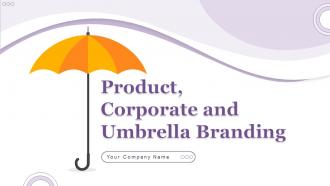 Product Corporate And Umbrella Branding Powerpoint Presentation Slides Branding CD