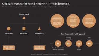 Product Corporate And Umbrella Branding Standard Models For Brand Hierarchy Hybrid Branding
