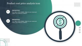 Product Cost Price Analysis Icon