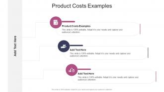 Product Costs Examples In Powerpoint And Google Slides Cpb