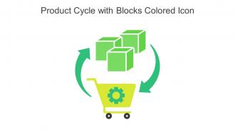 Product Cycle With Blocks Colored Icon In Powerpoint Pptx Png And Editable Eps Format