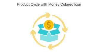 Product Cycle With Money Colored Icon In Powerpoint Pptx Png And Editable Eps Format