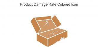 Product Damage Rate Colored Icon In Powerpoint Pptx Png And Editable Eps Format