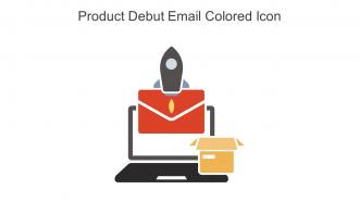 Product Debut Email Colored Icon In Powerpoint Pptx Png And Editable Eps Format