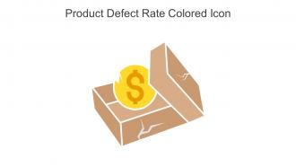 Product Defect Rate Colored Icon In Powerpoint Pptx Png And Editable Eps Format