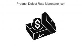 Product Defect Rate Monotone Icon In Powerpoint Pptx Png And Editable Eps Format