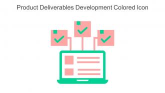 Product Deliverables Development Colored Icon In Powerpoint Pptx Png And Editable Eps Format