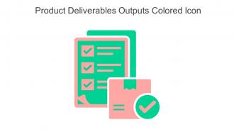 Product Deliverables Outputs Colored Icon In Powerpoint Pptx Png And Editable Eps Format