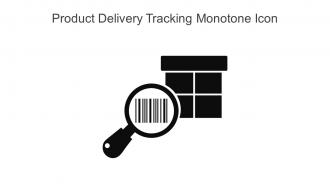 Product Delivery Tracking Monotone Icon In Powerpoint Pptx Png And Editable Eps Format