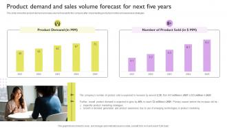 Product Demand And Sales Volume Forecast For Next Five Years Ways To Improve Brand Awareness