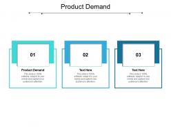Product demand ppt powerpoint presentation summary styles cpb