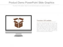 Product demo powerpoint slide graphics