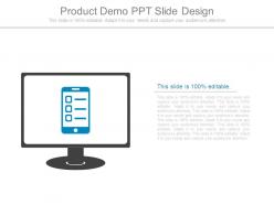 Product demo ppt slide design