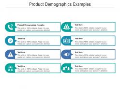 Product demographics examples ppt powerpoint presentation gallery slides cpb