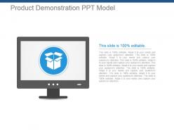 Product demonstration ppt model