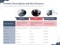 Product description and key features ultimate screen ppt infographics