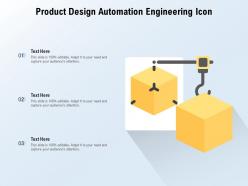 Product design automation engineering icon