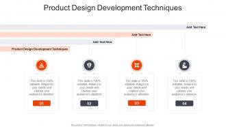Product Design Development Techniques In Powerpoint And Google Slides Cpb