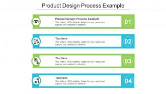 Product design process example ppt powerpoint presentation summary slide download cpb