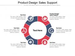 Product design sales support ppt powerpoint presentation layouts samples cpb