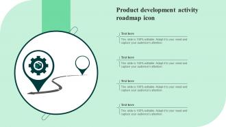 Product Development Activity Roadmap Icon