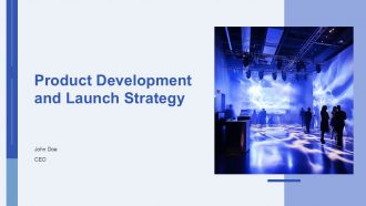 Product Development And Launch Strategy PPT Outline AT