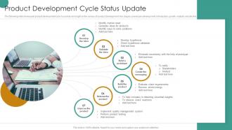 Product Development Cycle Status Update
