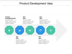 Product development idea ppt powerpoint presentation pictures brochure cpb