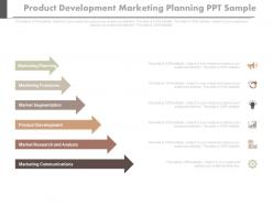 Product development marketing planning ppt sample